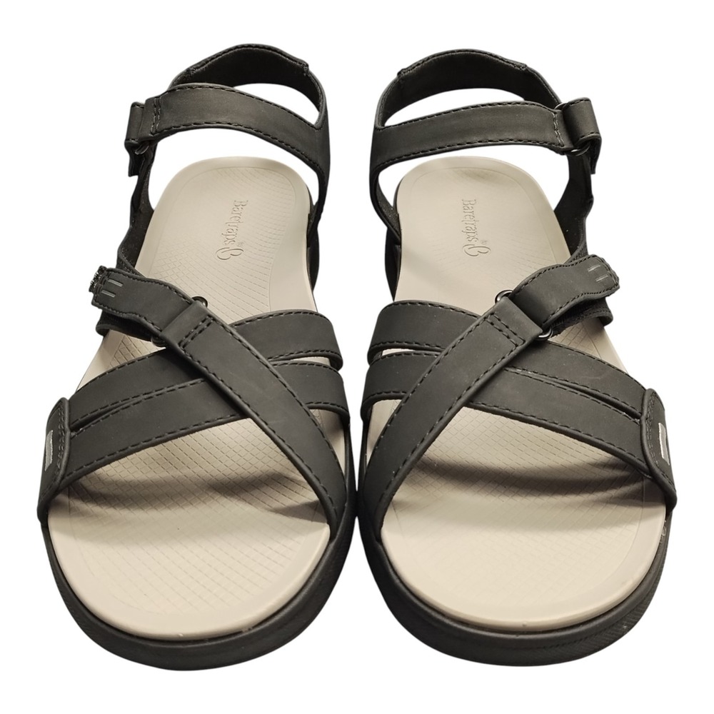 Baretraps Tracey‎ Casual Sandals Mens Size 11M Black Gray Synthetic Hook & Loop